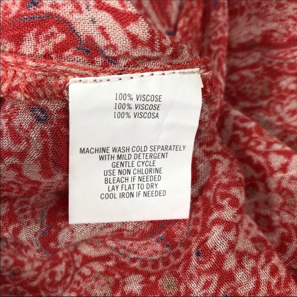 O’Neill Pink Olive Paisley Kimono | Size Small - Picture 7 of 8